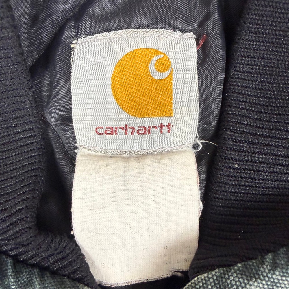 Carhartt Mens Arctic Quilt Lined Duck Vest Faded Black Workwear XL V01 BLK - Picture 2 of 8